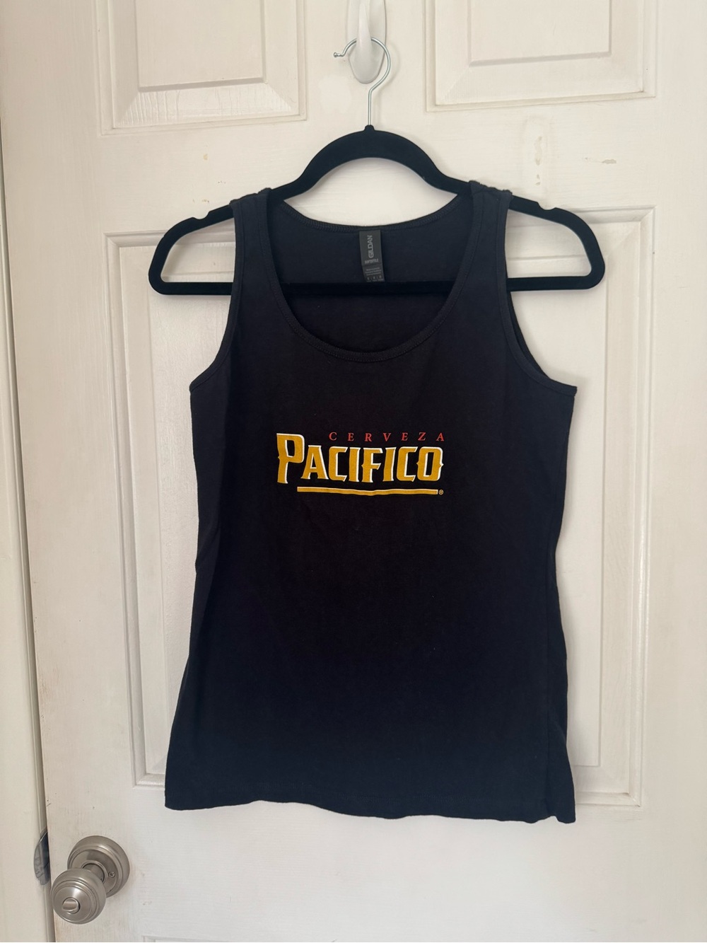 Pacifico Black Logo Tank Top - Women's